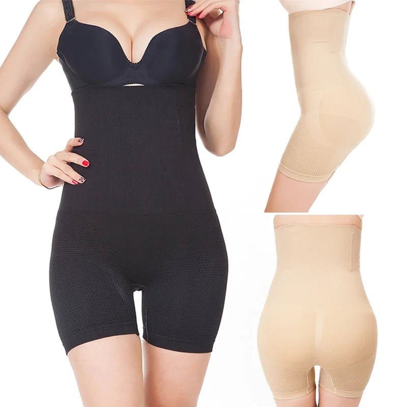 High Waist Compression Control Body Shaper with Tummy and Thigh Slimming Technology