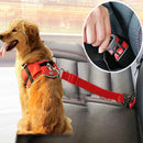 Adjustable Pet Car Seat Belt with Safety Harness Clip for Dogs