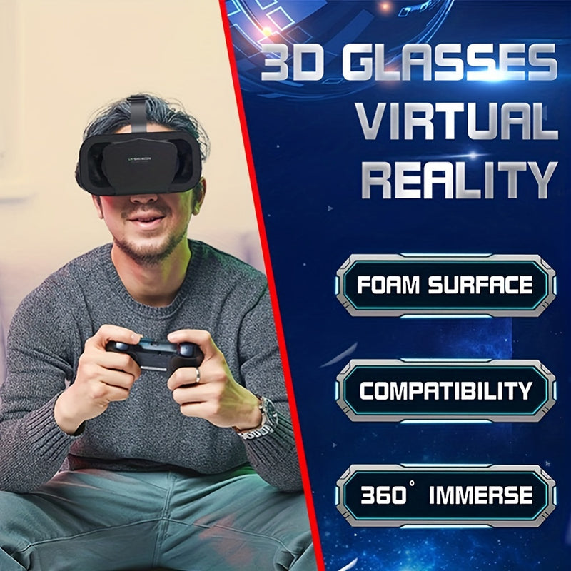 Óculos de Realidade Virtual 3D Smart VR Headset para iPhone e Android