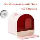 Automatic Cat Toilet Supplies - 65L Self-Cleaning Litter Box for Cats with Tuya APP Control