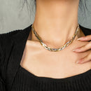 Colar Vintage Elegance em Aço Inoxidável