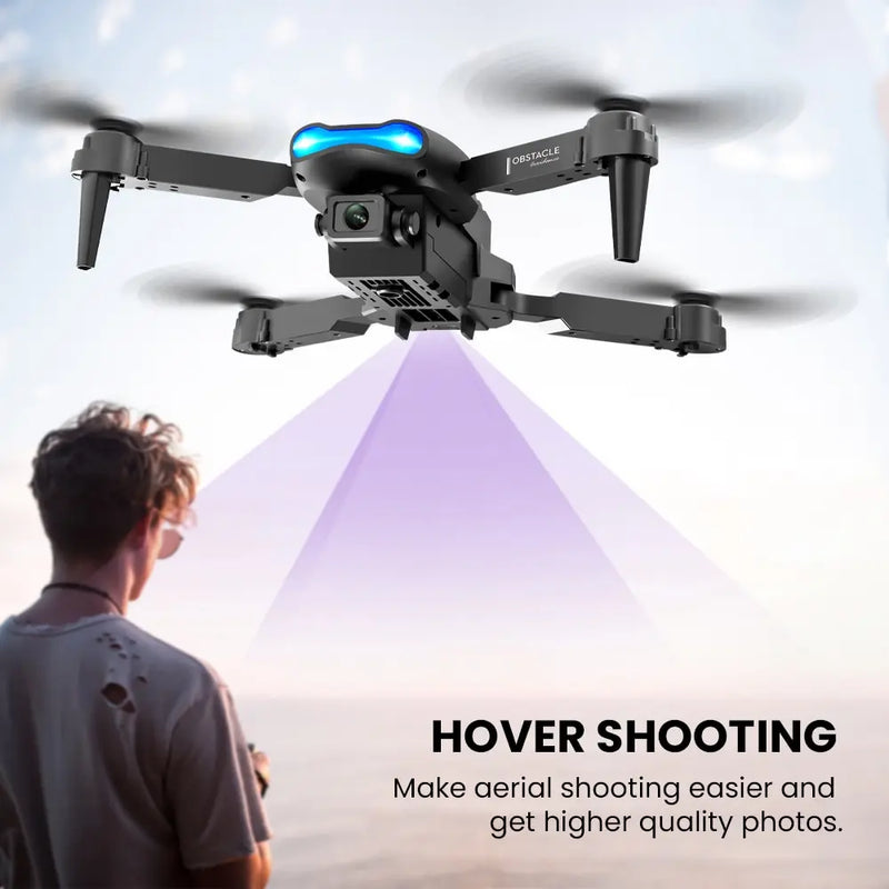 Drone E99 K3 Pro HD 4K - Câmera 4K, Estabilidade Avançada, Dobrável, Controle Remoto Mini RC, Fotografia Aérea por WiFi