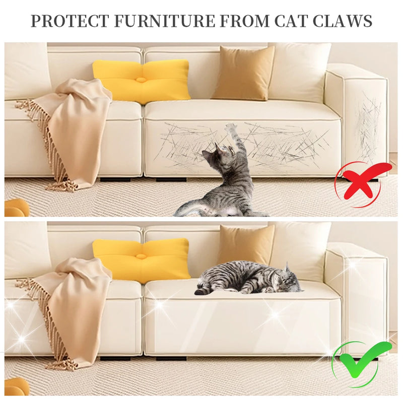 Cat Scratcher Sofa Scraper Tape Scratching Post Furniture Protection Couch Guard Protector Cover Deterrent Pad Scraper for Cats