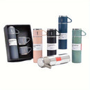 Garrafa Térmica de Aço Inoxidável 500ml com 2 xícaras