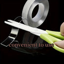 Fita Adesiva Dupla-Face Transparente de Fixação - 1 Unidade com 3 Estilos