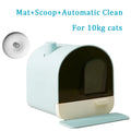 Automatic Cat Toilet Supplies - 65L Self-Cleaning Litter Box for Cats with Tuya APP Control